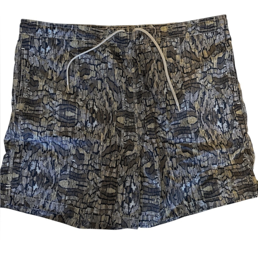 VTG Cremieux Patterned Gray, Black/Brown Surf Shorts, LG. Excellent condition.